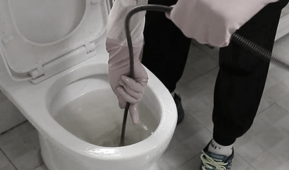변기 스네이크 사용법