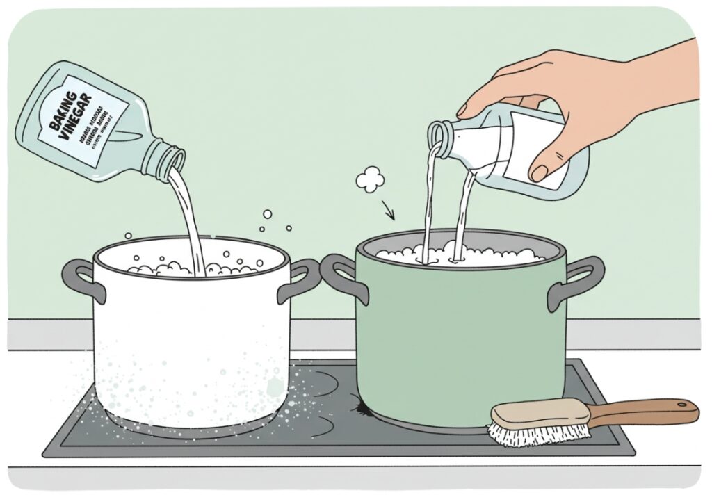 냄비 식초 세척